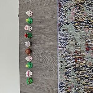 Shopkins Christmas Holiday Collection Exclusive Silver&Pink and Red&Green